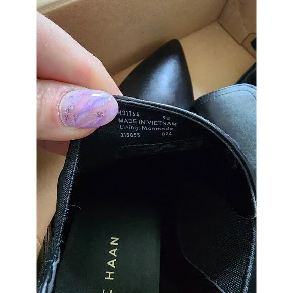 NEW Cole Haan Neely Shootie Women’s Heeled Chelsea Boots 9B Black MSRP $115 - Picture 8 of 8